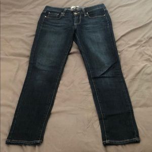 Size 26 Dark Blue Paige Kylie Crop